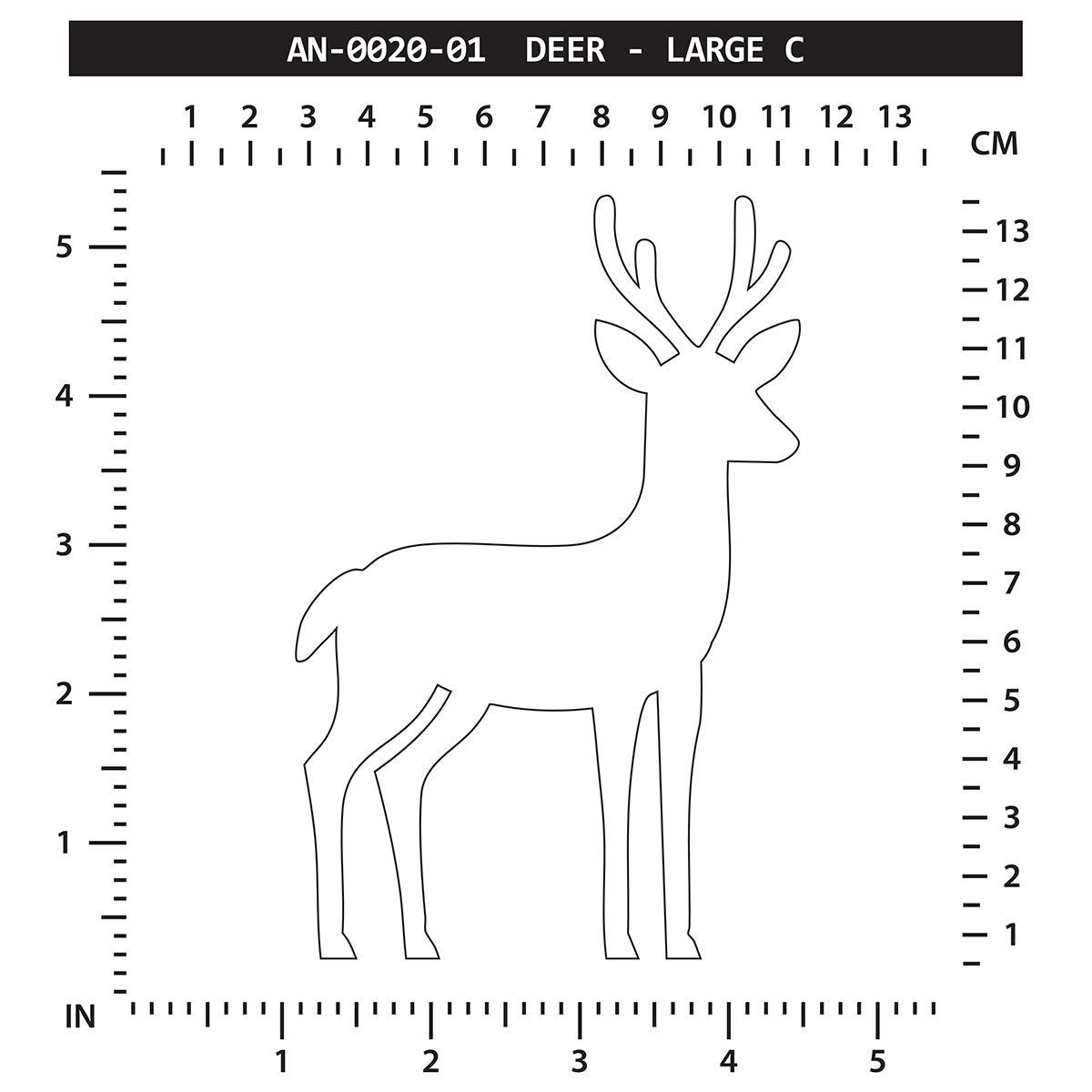 Deer - Large C