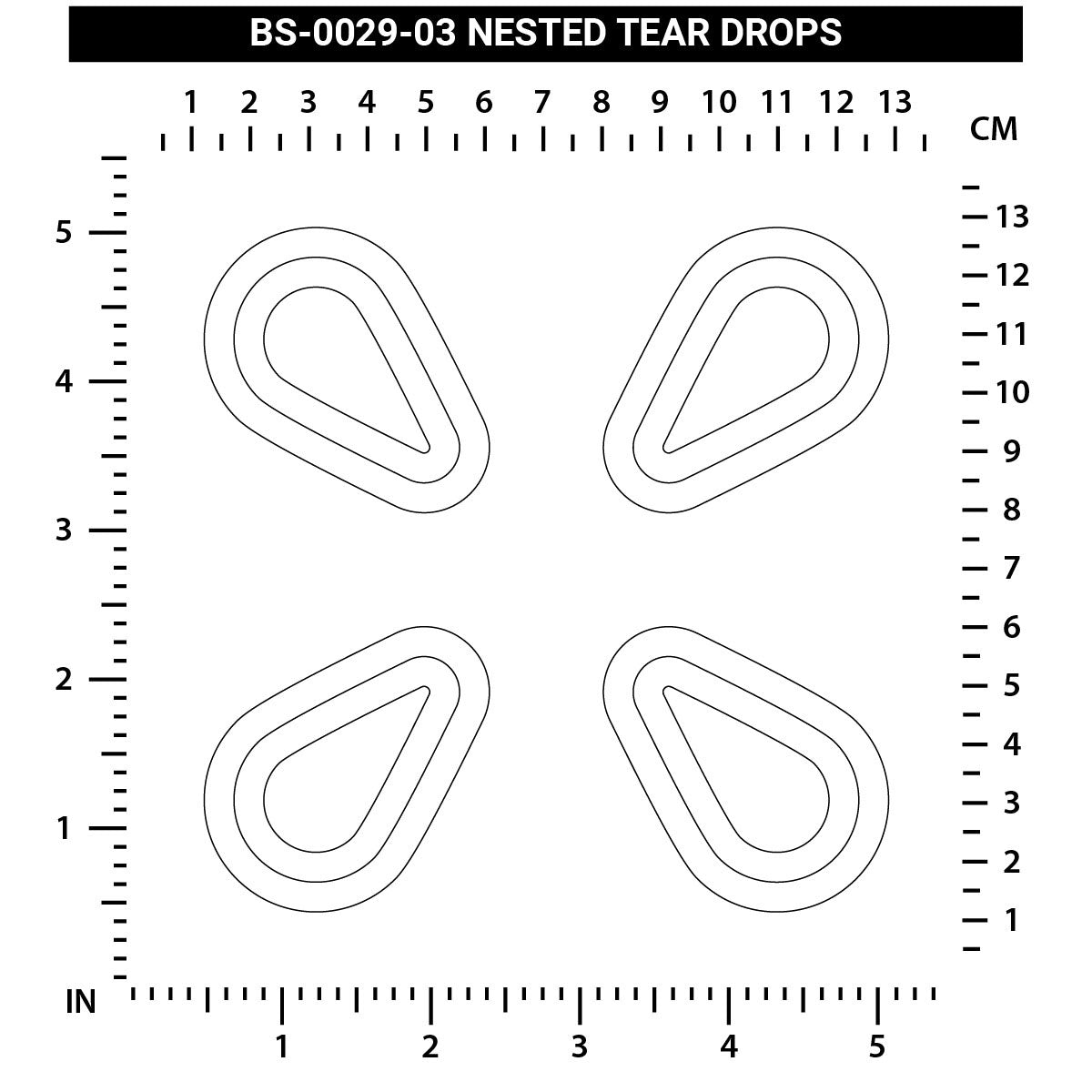 Nested Tear Drops