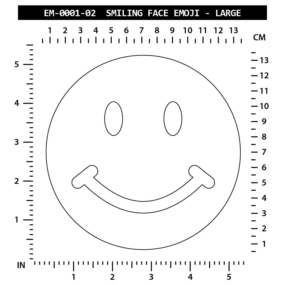 Smiling Face Emoji - Large
