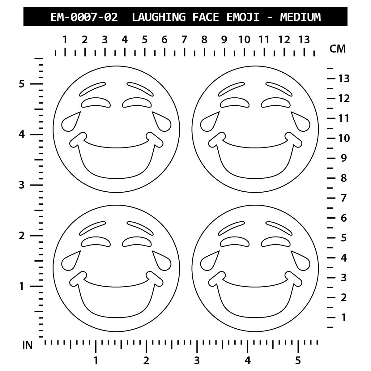 Laughing Face Emoji - Medium