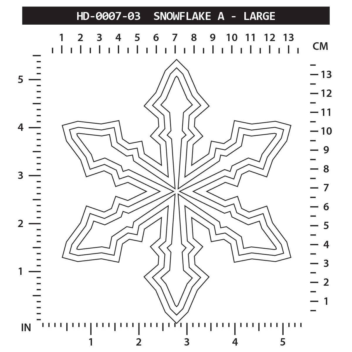 Snowflake A - Large