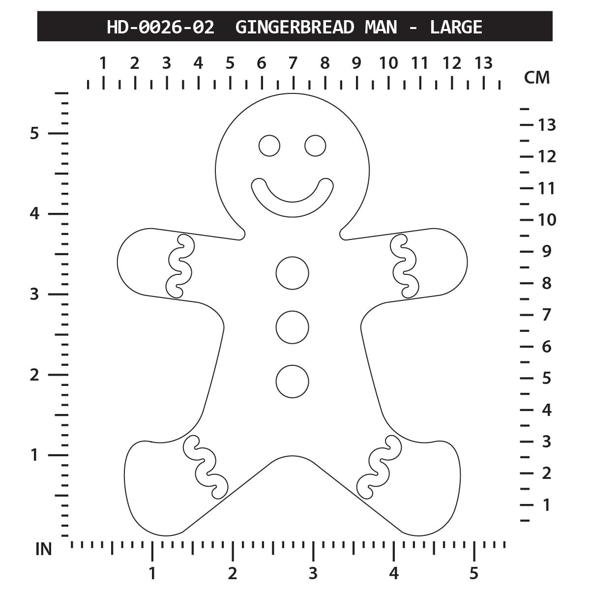 Gingerbread Man - Large