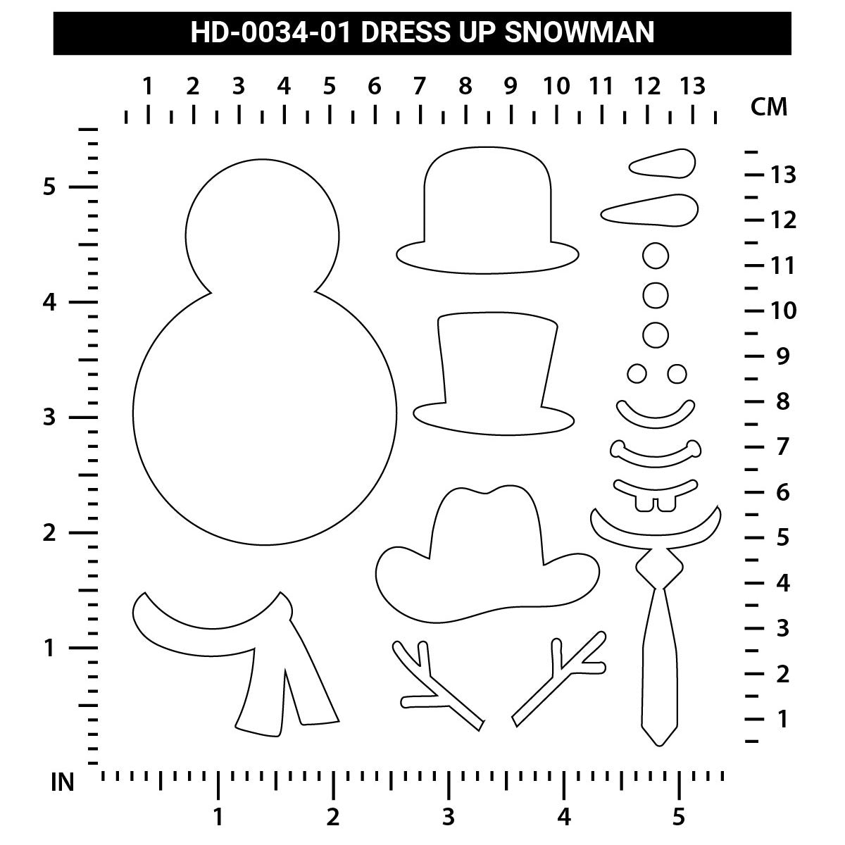 Dress Up Snowman