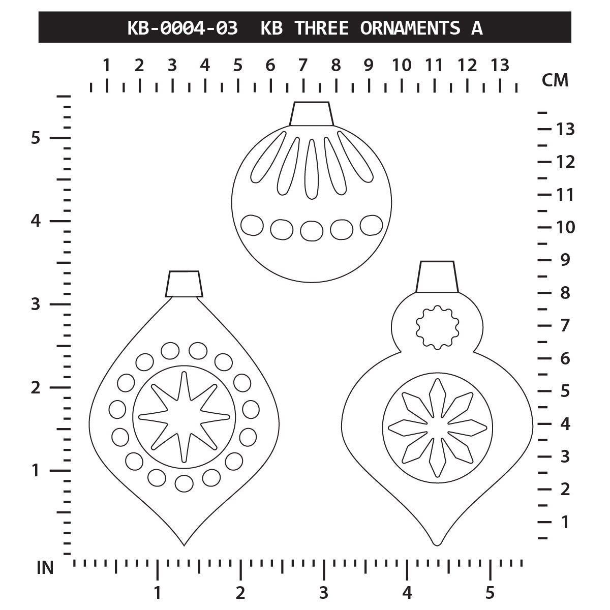 KB Three Ornaments A