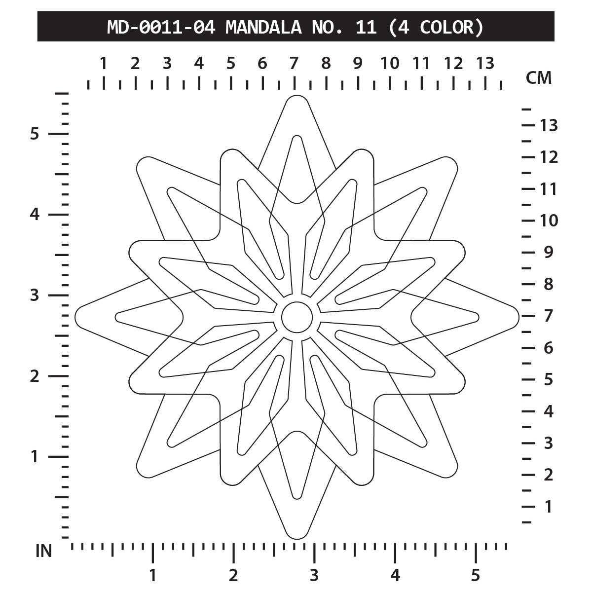 Mandala No. 11 (4 Color)