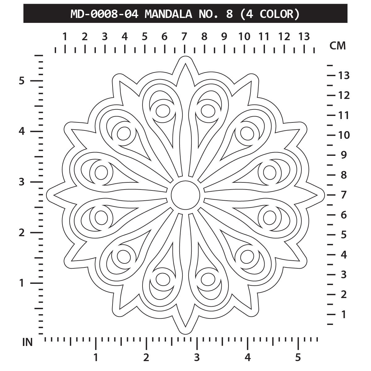Mandala No. 8 (4 Color)
