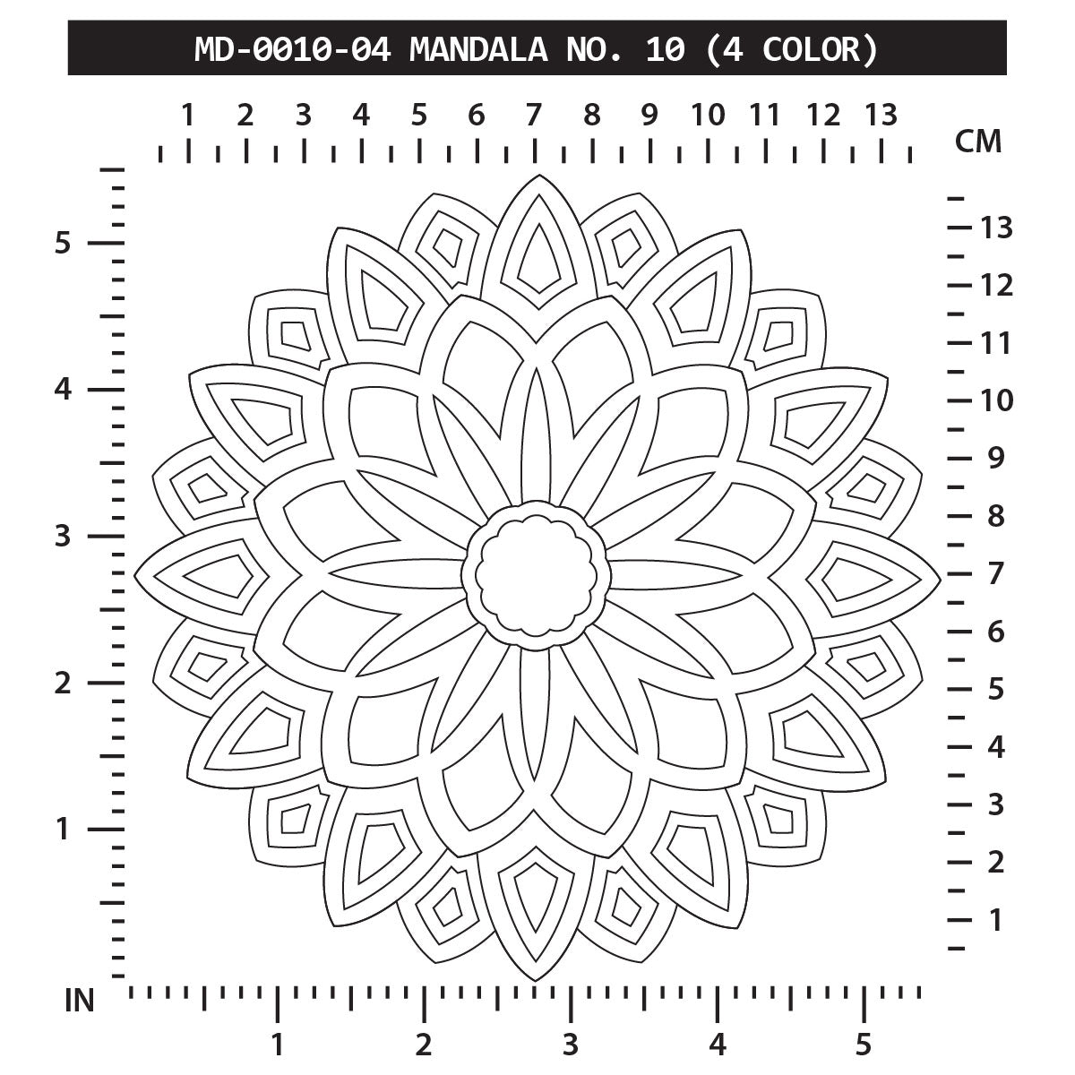 Mandala No. 10 (4 Color)
