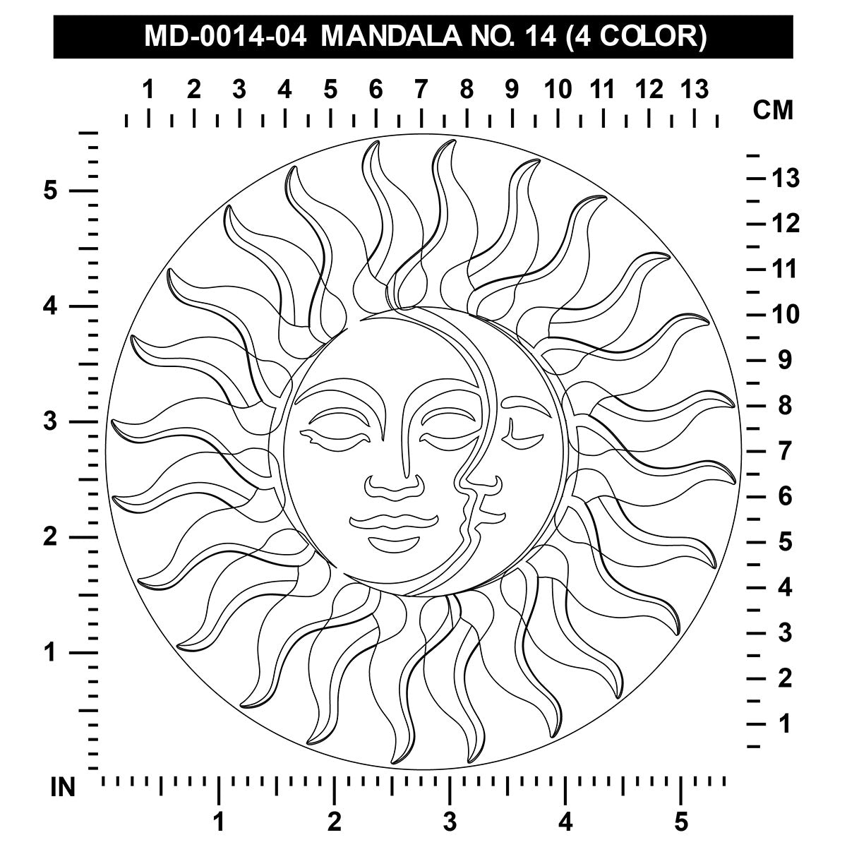 Mandala No. 14 (4 Color)