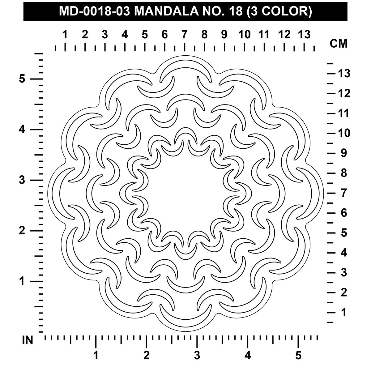 Mandala No. 18 (3 Color)