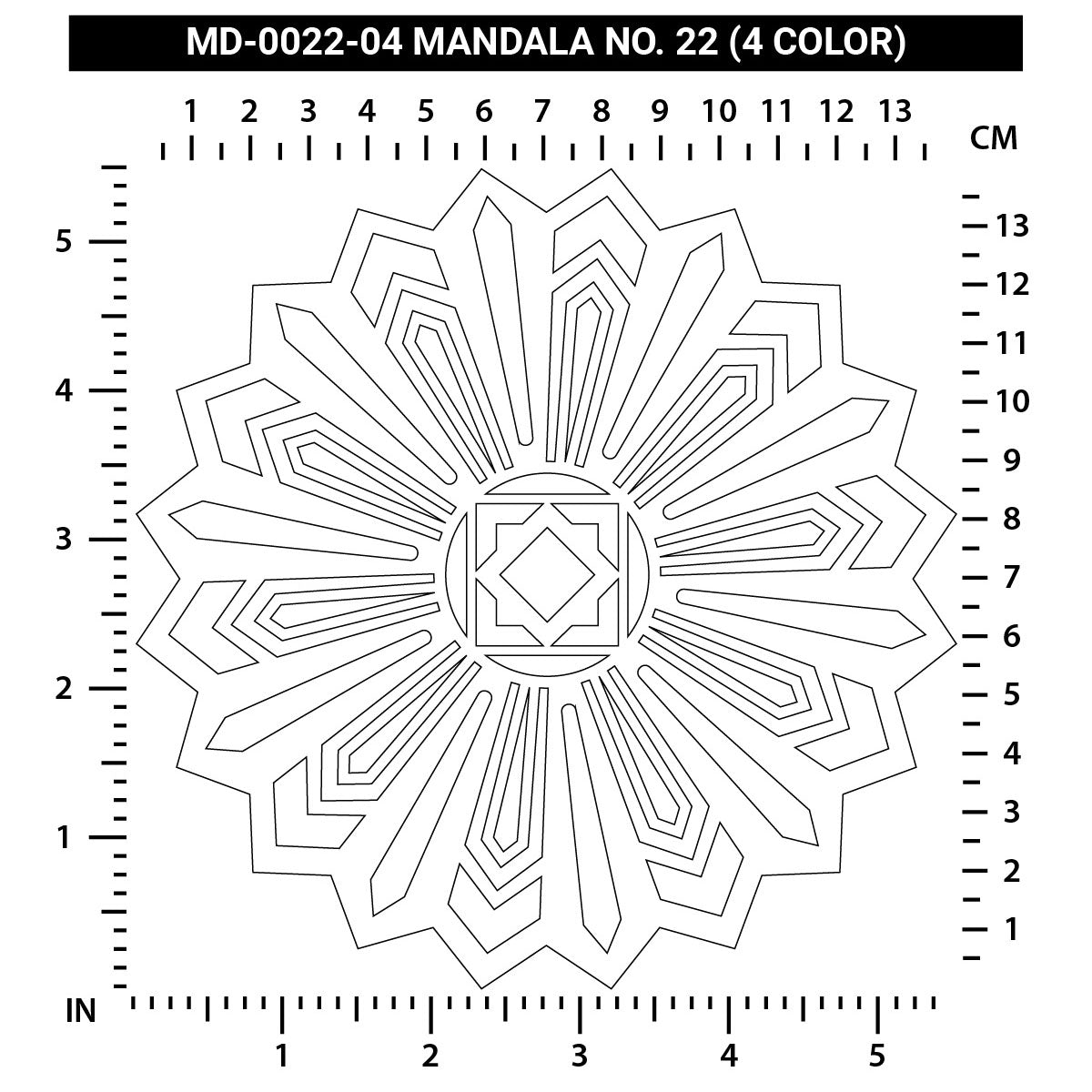 Mandala No. 22 (4 Color)
