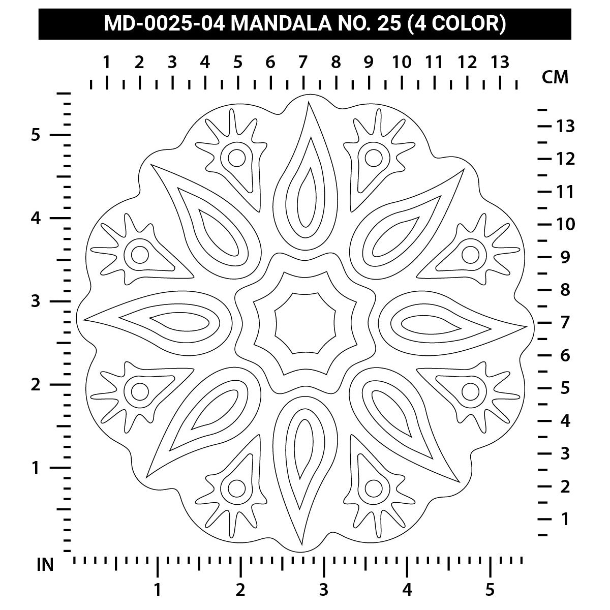 Mandala No. 25 (4 Color)