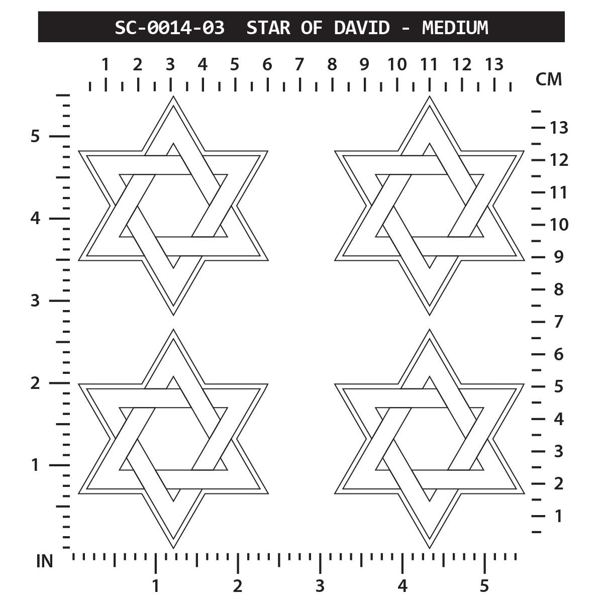 Star of David - Medium