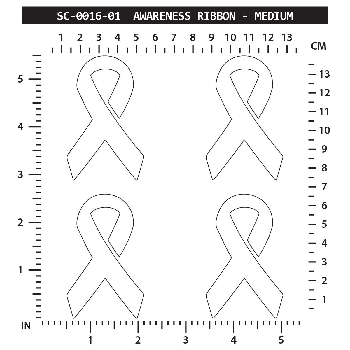 Awareness Ribbon - Medium