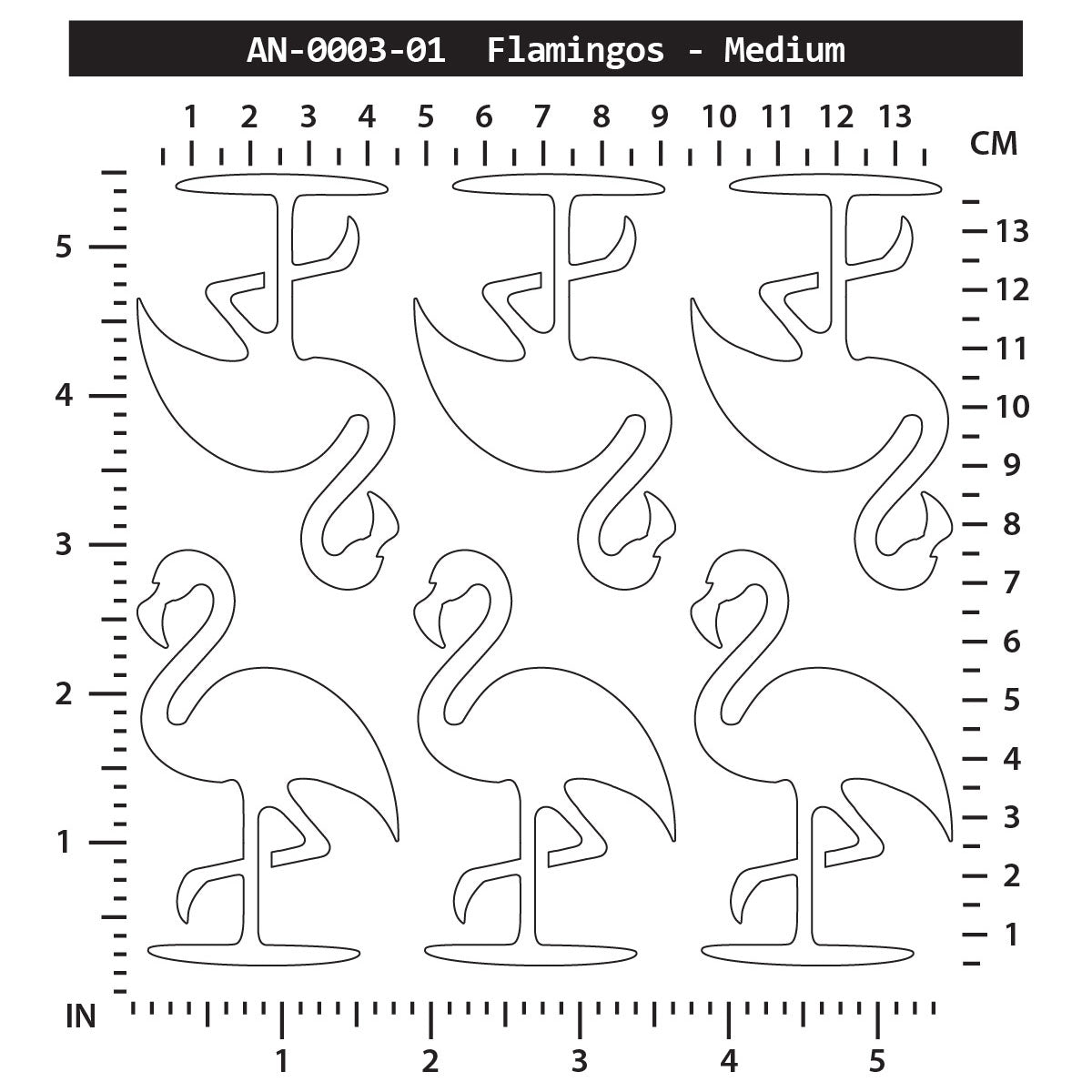 Flamingos - Medium