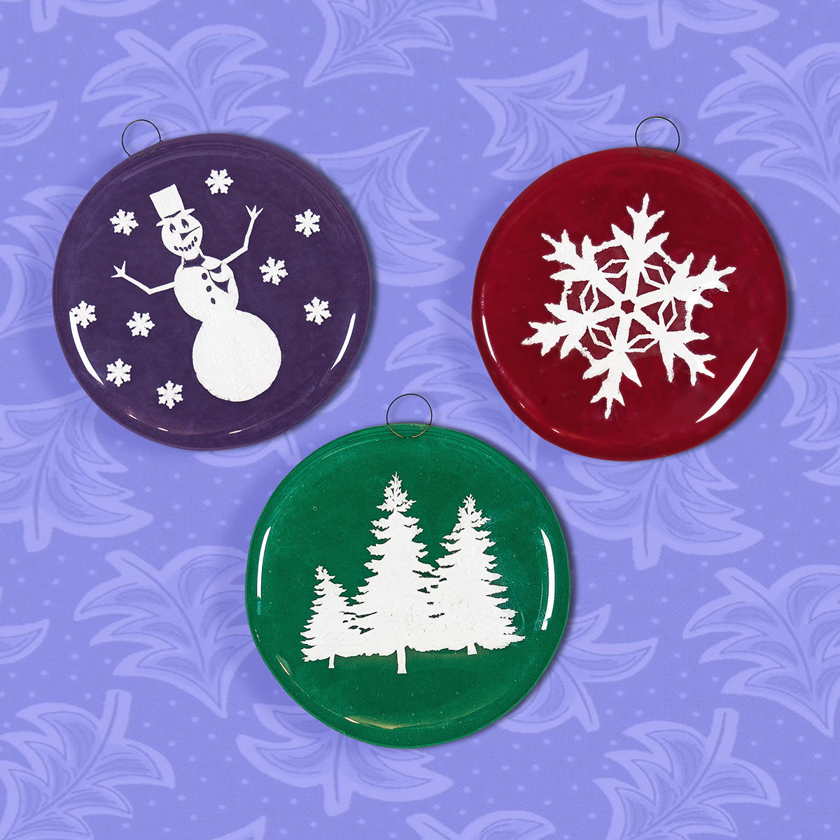 Easy Fused Glass Ornaments
