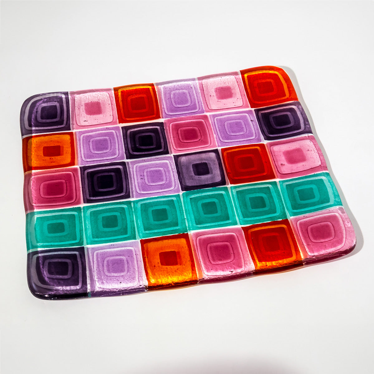 Fused Glass Stack Construction