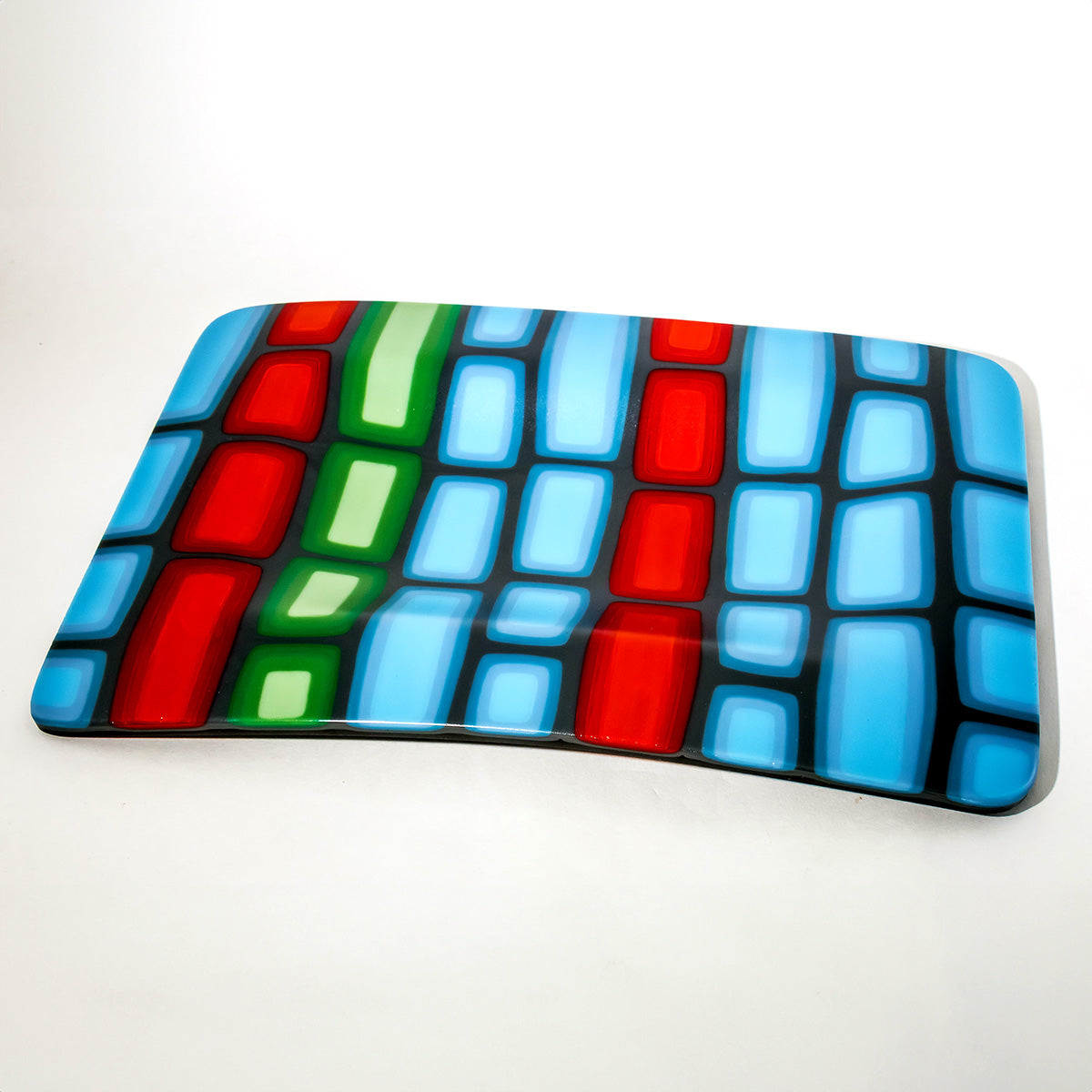 Fused Glass Stack Construction