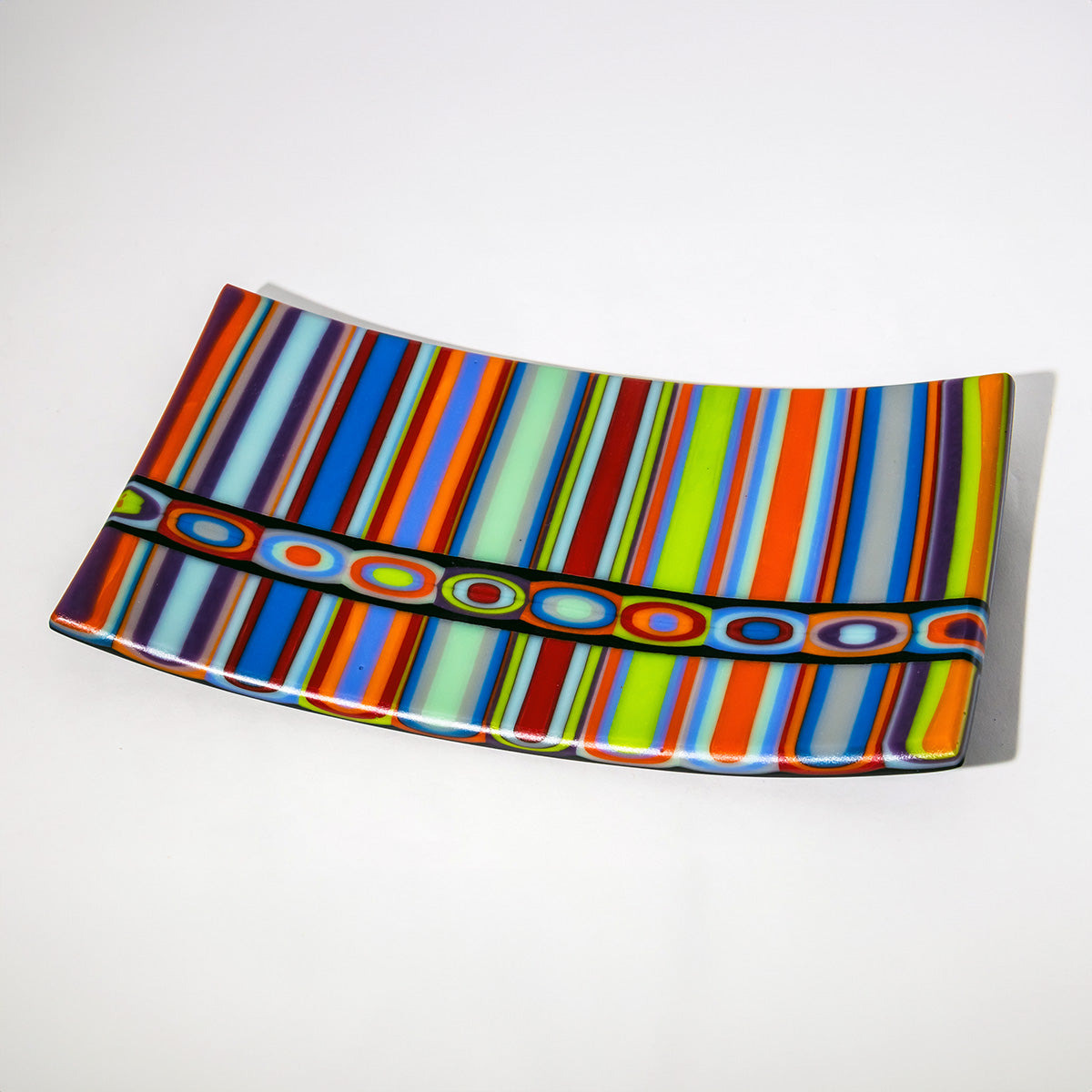 Fused Glass Stack Construction