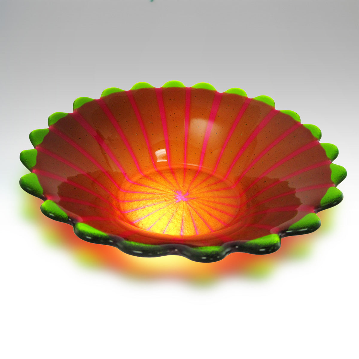 Fused Glass Tricks with Transparency