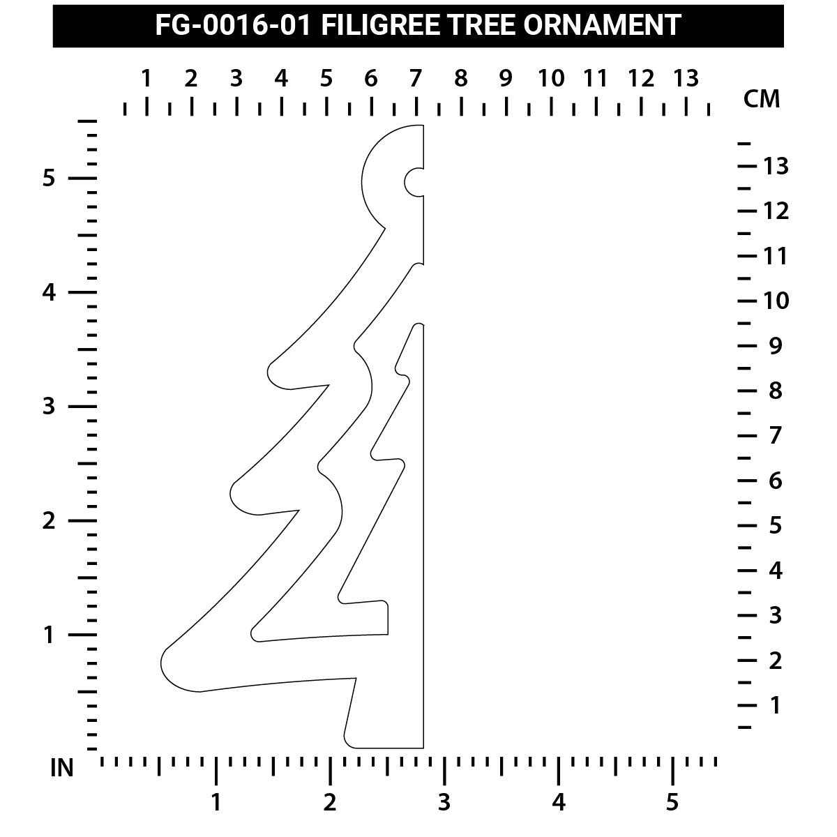 Filigree Tree Ornament