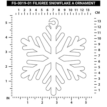 Filigree Snowflake Ornament