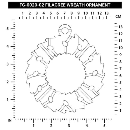 Filigree Wreath Ornament