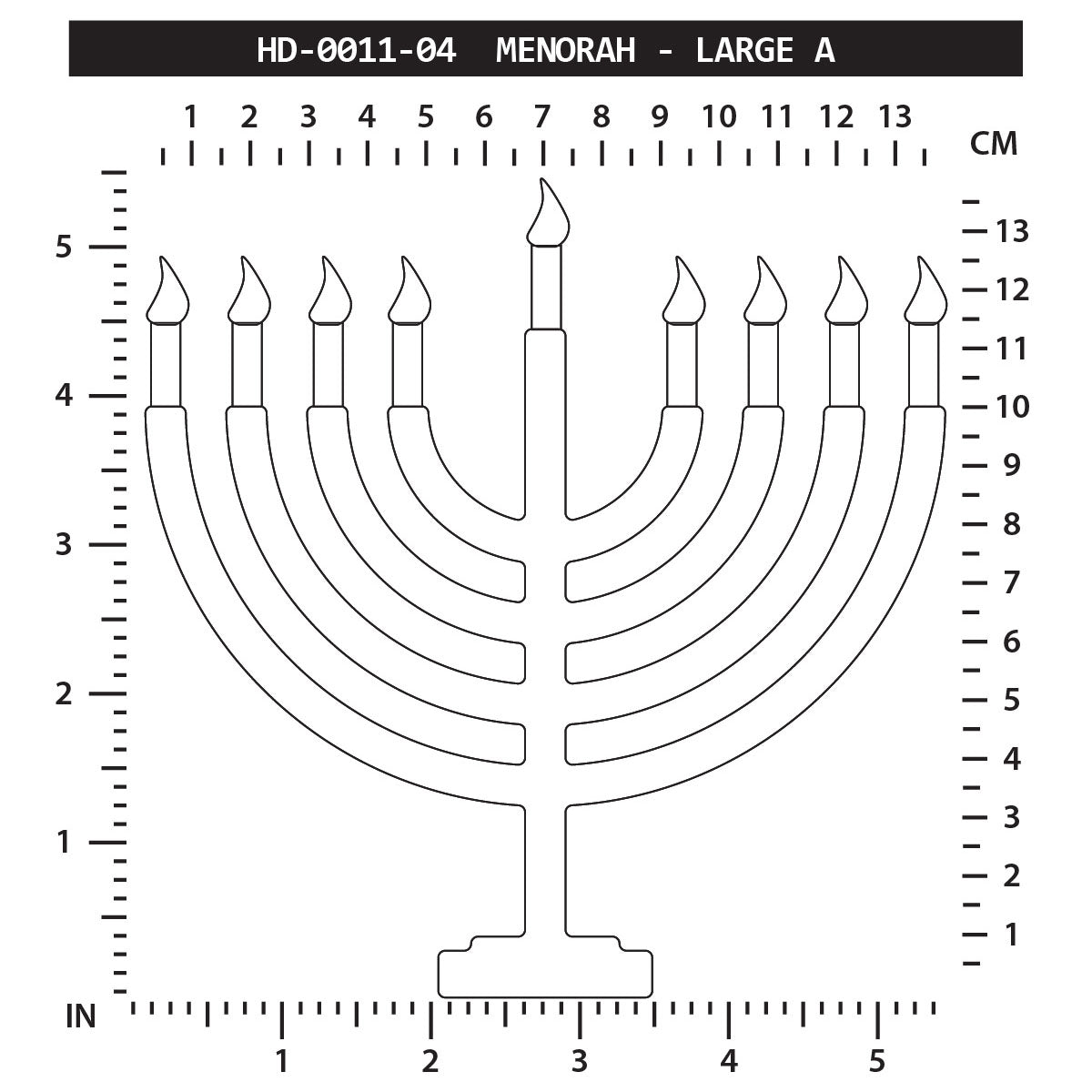 Menorah - Large A