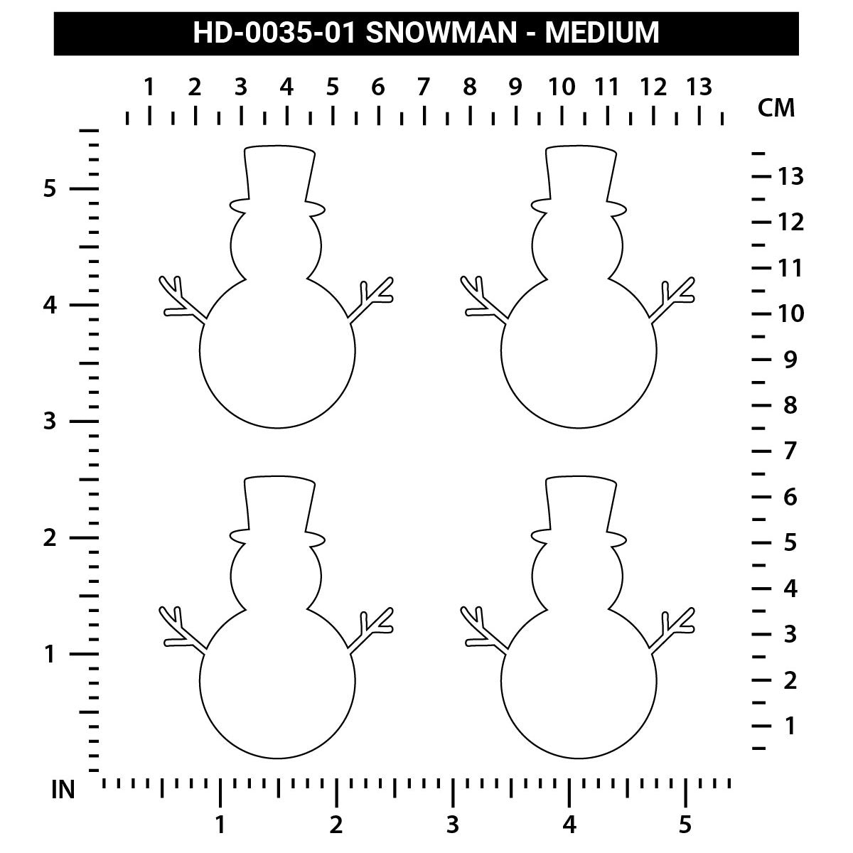 Snowman - Medium