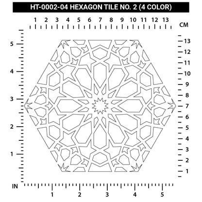 Hexagonal Tile No. 2 (4 color)