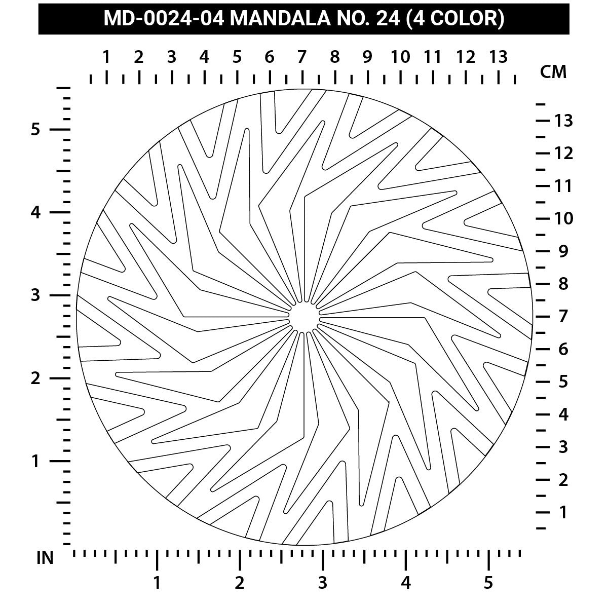 Mandala No. 24 (4 Color)