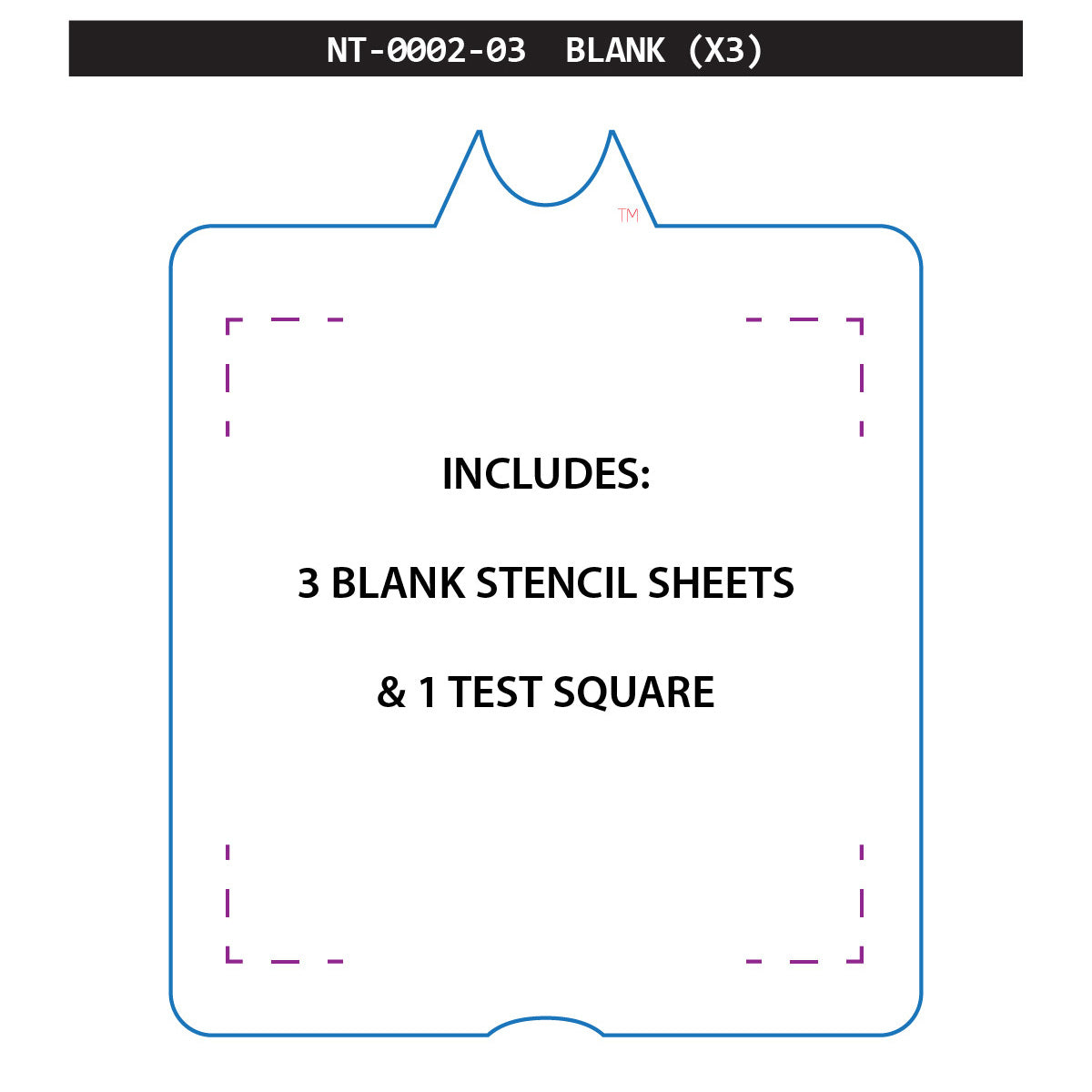Stencil Blanks (X3)