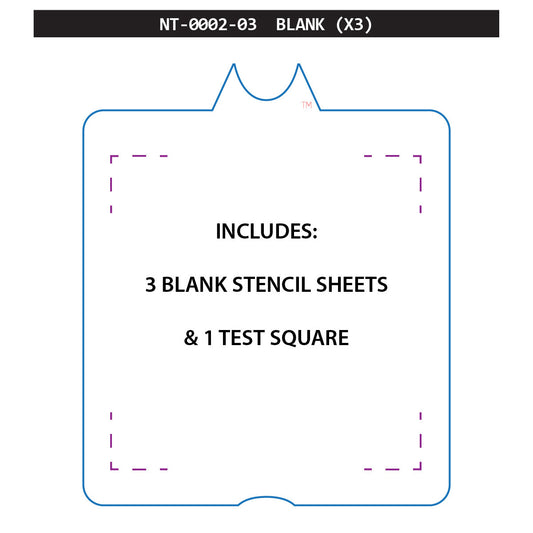 Stencil Blanks (X3)