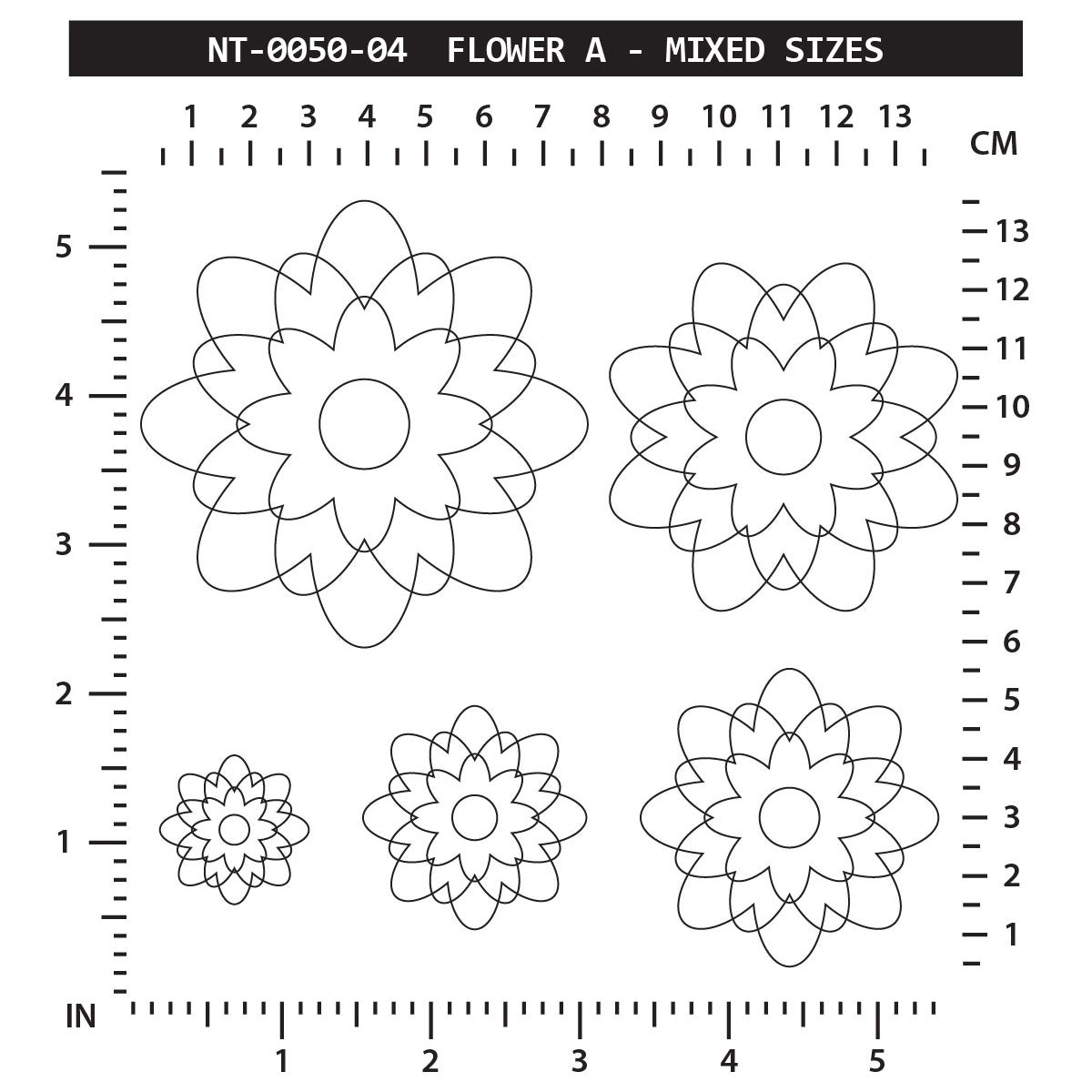 Flower A - Mixed Sizes