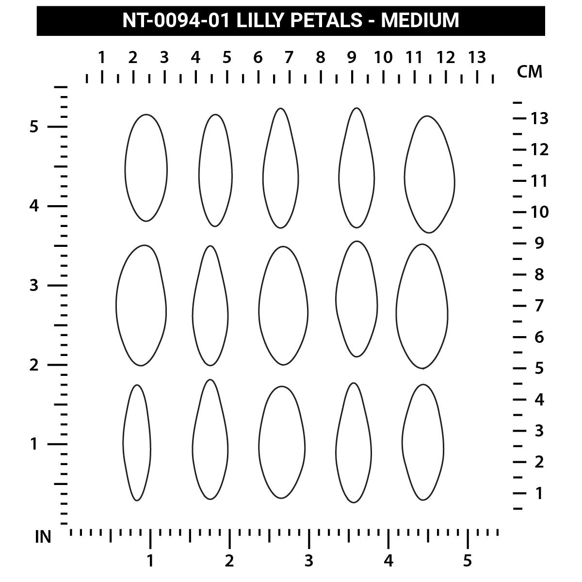Lilly Petals  - Medium