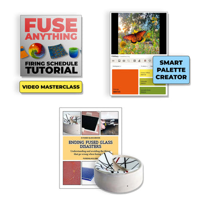 Key Knowledge Bundle - Fuse Anything Video, Smart Palette Creator, Ending Fused Glass Disasters