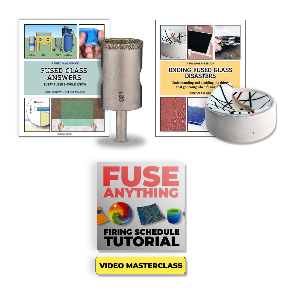 Knowledge Bundle: Fused Glass Answers, Ending Fused Glass Disasters, and Fuse Anything Video