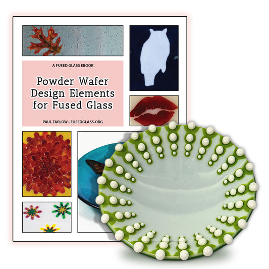 Powder Wafer Design Elements for Fused Glass