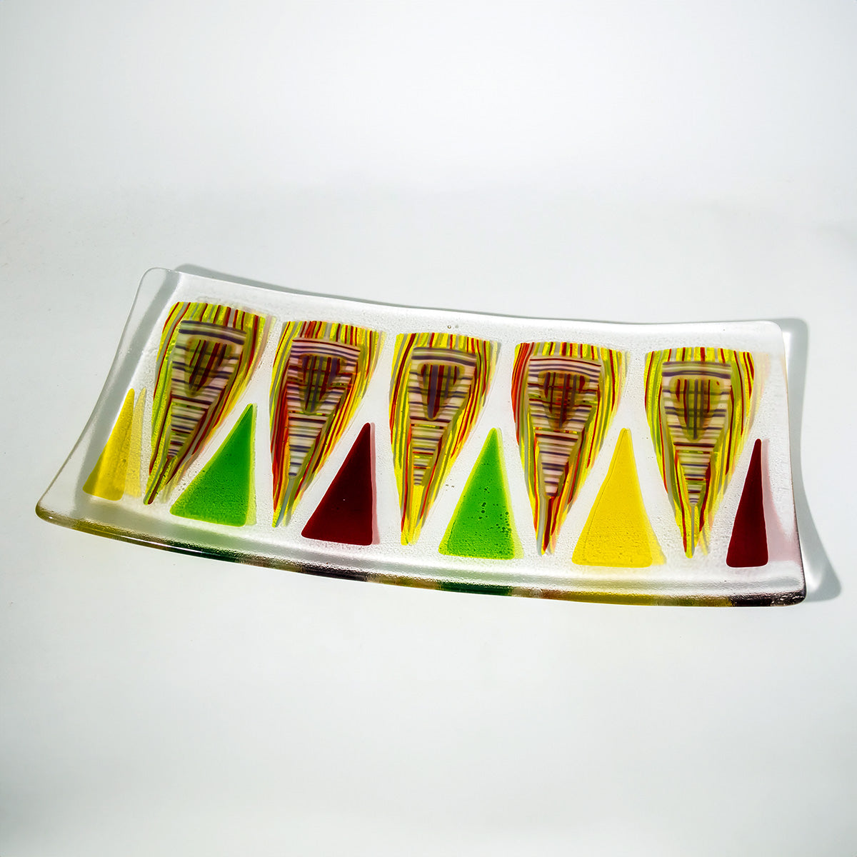 Fused Glass Stack Construction