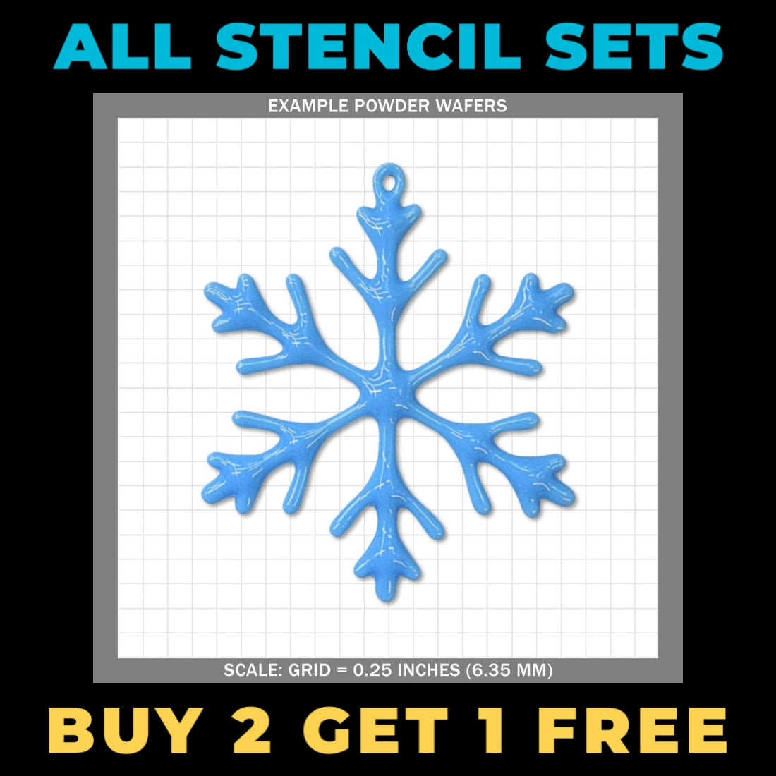 All stencil sets — buy two get one free