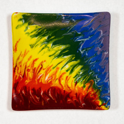 Fused Glass Tie-Dye